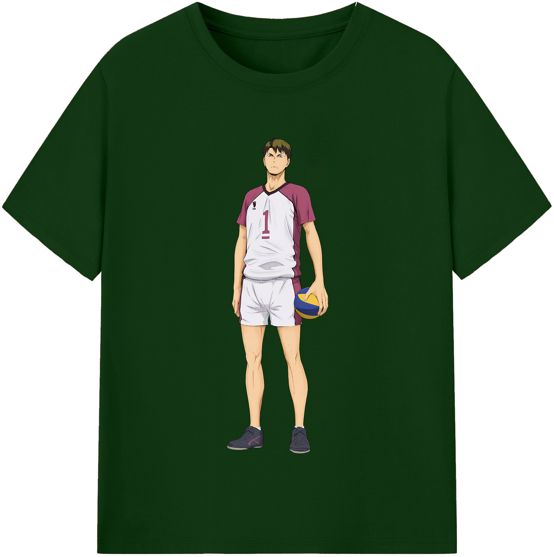 （画像用） ハイキュー!! Haikyu!! 綿100％半袖Tシャツ（フロントプリント）